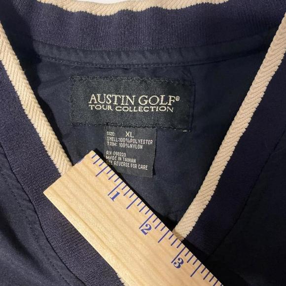 Vintage Nylon Vest Austin Golf Gorpcore Sportswear Size XL 1990s Weatherproof - Picture 4 of 5